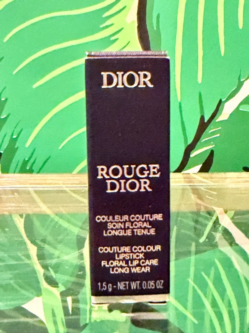 NWT Dior Rouge Dior 999 Satin Lipstick Mini Travel Size 1.5g
